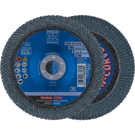 PFERD POLIFAN-Fächerscheiben PFR 180-L Z 40 SGP CURVE STEELOX Produktbild