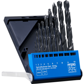PFERD Bohr- und Senkwerkzeuge SET 10tl.DIN338 HSSG N 1-10 STEEL Produktbild