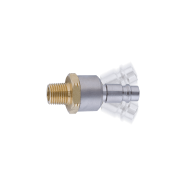 Stecktülle mit Gewinde