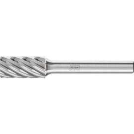 Hartmetallfrässtifte für Hochleistung, INOX, Zylinderform ZYA ohne Stirnverzahnung