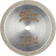 PFERD Dia.- und CBN-Trennwerkzeuge Galvanik D1A1R 22-0,5-1,7 D 64 GAD Produktbild
