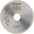 PFERD Dia.- und CBN-Trennwerkzeuge Galvanik D1A1R 50-1,4-10 D 151 GAD Produktbild