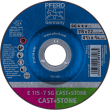 PFERD Schruppscheiben E 115-7 SG CAST+STONE Produktbild
