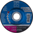 PFERD Schruppscheiben E 115-7 ZIRKON SG CAST+STEEL Produktbild img1 S