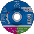 PFERD Schruppscheiben E 125-7 SG CAST+STONE Produktbild