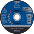 PFERD Schruppscheiben E 150-4,1 SG STEEL Produktbild img1 S