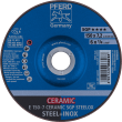 PFERD Schruppscheiben E 150-7 CERAMIC SGP STEELOX Produktbild img1 S