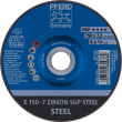 PFERD Schruppscheiben E 150-7 ZIRKON SGP STEEL Produktbild img1 S