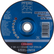 PFERD Schruppscheiben E 180-4,1 CERAMIC SGP STEELOX Produktbild img1 S