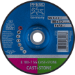 PFERD Schruppscheiben E 180-7 SG CAST+STONE Produktbild img1 S