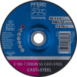 PFERD Schruppscheiben E 180-7 ZIRKON SG CAST+STEEL Produktbild img1 S
