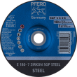 PFERD Schruppscheiben E 180-7 ZIRKON SGP STEEL Produktbild img1 S