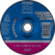 PFERD Schruppscheiben E 180-8 ZIRKON SG CAST Produktbild img1 S