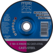 PFERD Schruppscheiben E 180-8 ZIRKON SG CAST+STEEL Produktbild img1 S