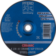 PFERD Schruppscheiben E 230-4,1 CERAMIC SGP STEELOX Produktbild img1 S