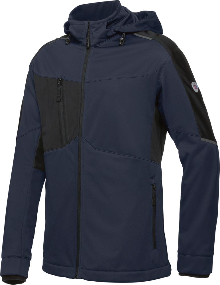 Softshelljacke 1830-992, nachtblau/schwarz, Gr.XL BPlus Modern Stretch Produktbild img1 L
