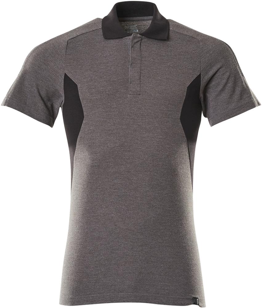 Polo-Shirt 18383, moderne Passform, dunkelanthrazit/schwarz, Gr.XL Produktbild img1 L