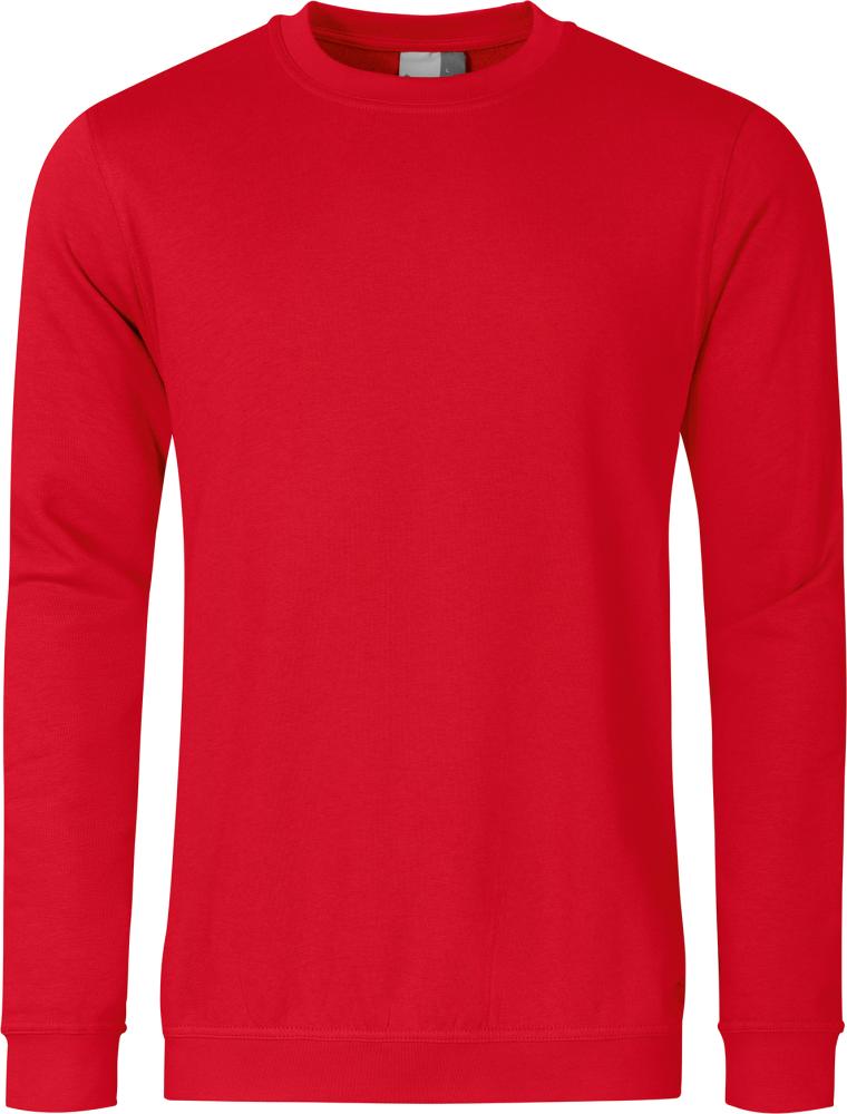 Sweatshirt, Gr. M, feuerrot Promodoro Produktbild img1 L