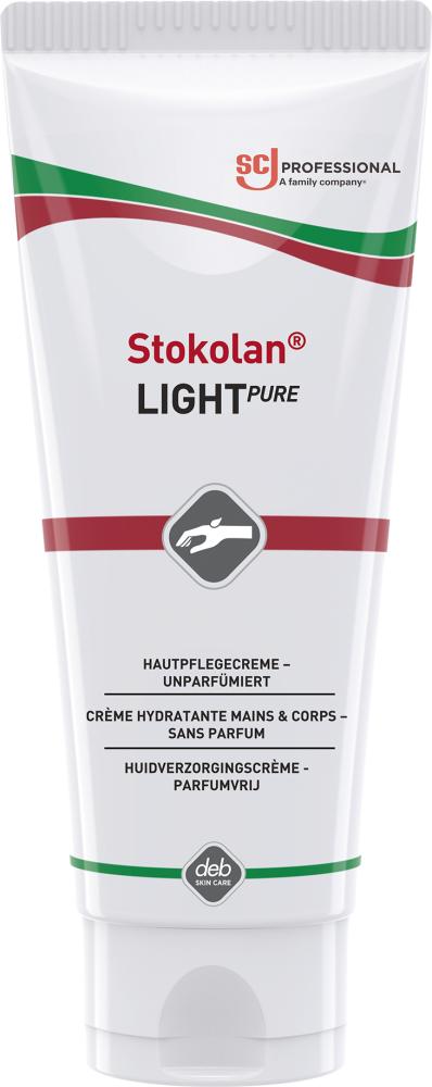 STOKOLAN LIGHT PURE Hautpflegecreme für normale Haut 100ml Tube Produktbild img1 L