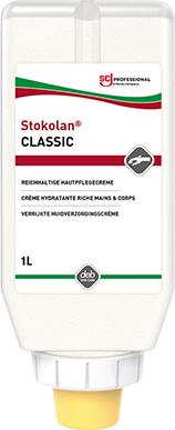 Stokolan Classic Hautpflegecreme 1.000 ml Softflasche trockene-strapaz. Haut Produktbild img1 L