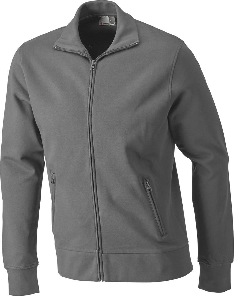 Sweatshirtjacke, Gr. XL steelgrey Produktbild img1 L