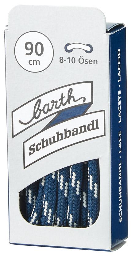 Schnürsenkel, 120 cm, rund, blau-weiß barth Schuhbandl Produktbild img1 L