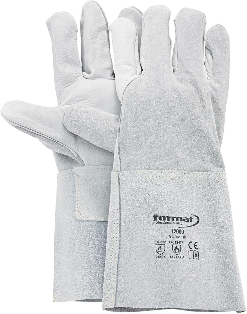 Schweißerhandschuh, Rindleder, Gr.10, FORMAT Produktbild img1 L