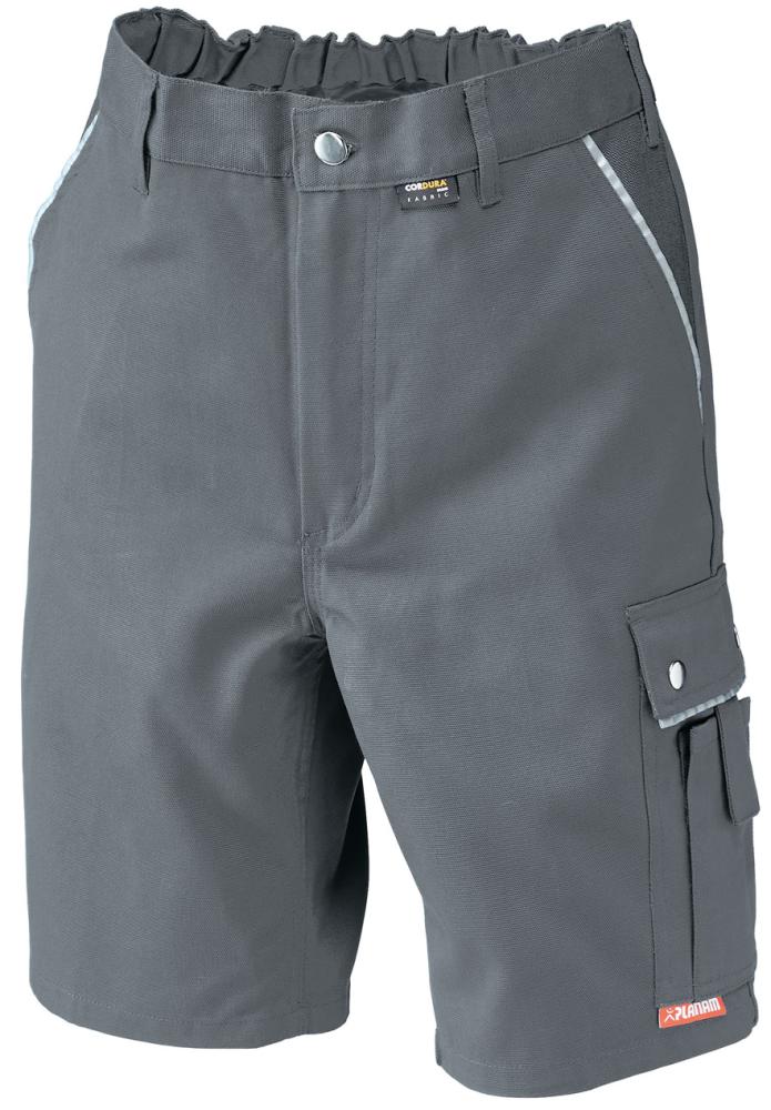 Short, Canvas, 320 g/qm, Gr.L, grau/schwarz Produktbild img1 L
