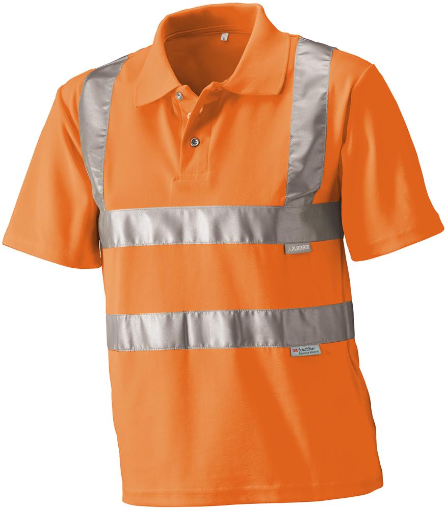 Warnpoloshirt, Gr.S, orange PLANAM Produktbild img1 L