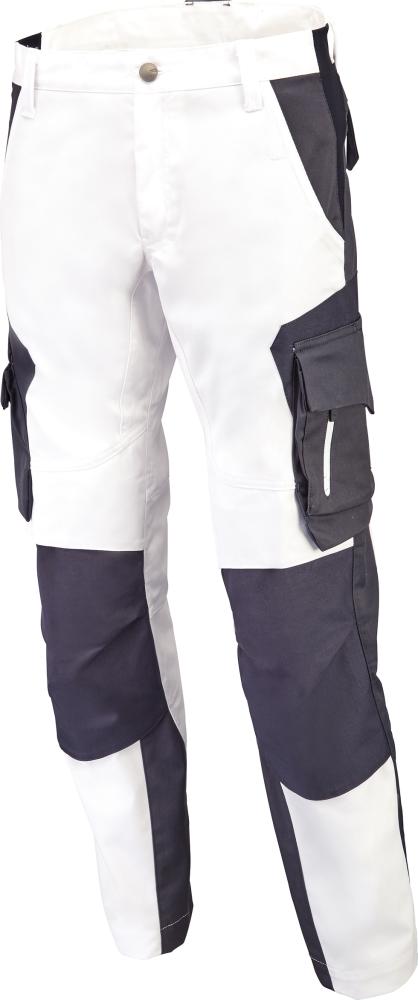 FHB Arbeitshose FLORIAN 125100 weiß/anthrazit Gr. 66 Produktbild img1 L
