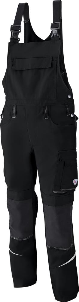 Latzhose 1804 720, Gr. 50, schwarz Produktbild img1 L