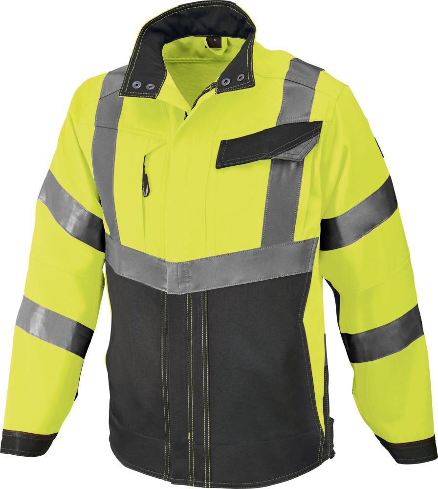 Warnjacke Oxford, MG, Gr. 3XL, gelb/dkl.anthr. Produktbild img1 L