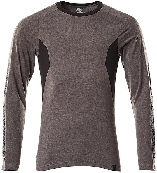 T-Shirt 18381, Langarm, Dunkelanthrazit/Schwarz, Gr.L Mascot Produktbild img1 L