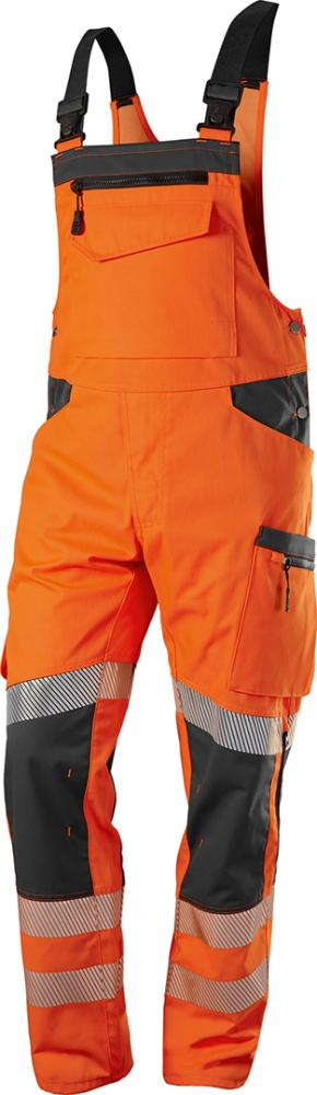 BP Warnschutz-Latzhose 2041 warnorange/anthrazit Gr. 48/50N Produktbild img1 L
