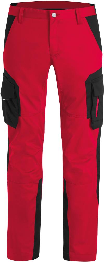 Arbeitshose FABIAN rot-schwarz, Gr. 56 Produktbild img1 L