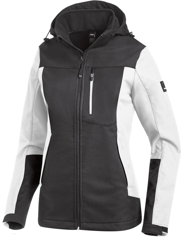 Softshelljacke JULIA weiß/anthrazit, Gr.S Produktbild img1 L
