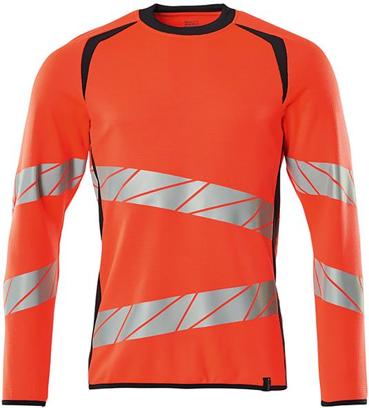 Sweat-Shirt, HiVis rot/schwarzblau, M Accelerate Safe Produktbild img1 L