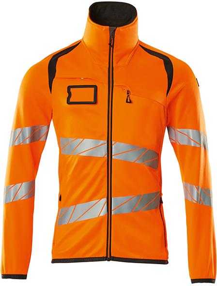 MASCOT Fleecepullover ACCELERATE SAFE hi-vis- orange/dunkelanthrazit Gr. XL Produktbild img1 L