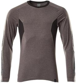 T-Shirt 18381, Langarm, Dunkelanthrazit/Schwarz, Gr.L Mascot Produktbild