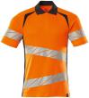 MASCOT Poloshirt ACCELERATE SAFE hi-vis orange/schwarzblau Gr. L Produktbild img1 S