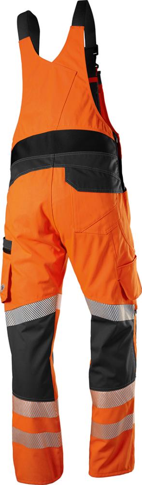 BP Warnschutz-Latzhose 2041 warnorange/anthrazit Gr. 48/50N Produktbild img2 L