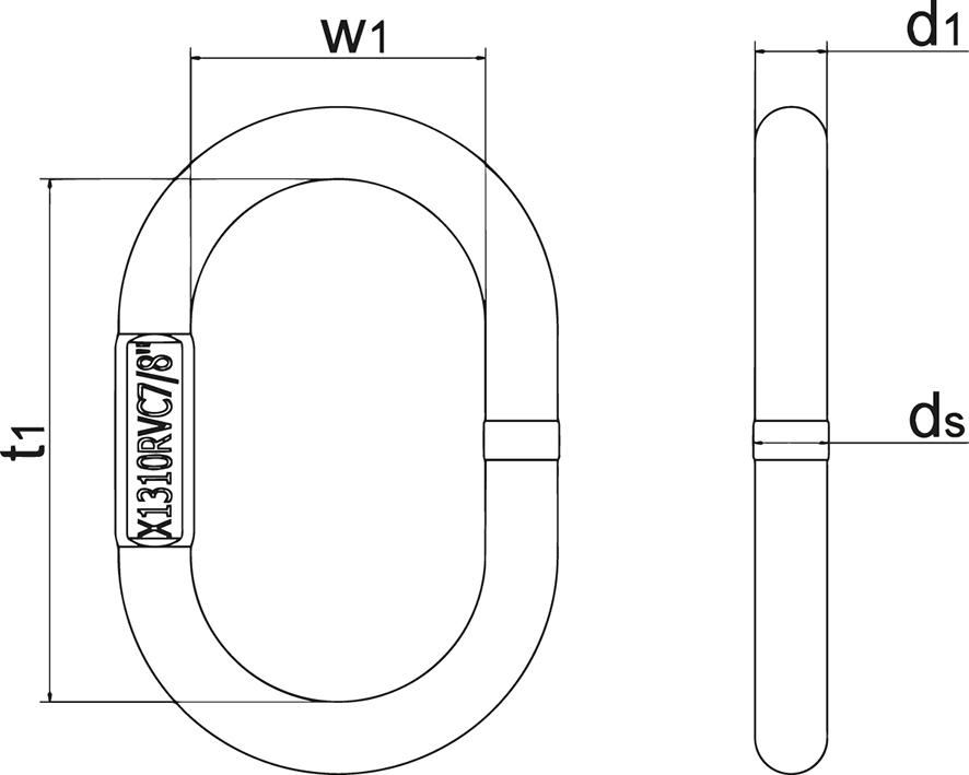 Aufhängeglied GK10 A32, RAL3022 Produktbild img2 L
