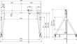 Aluportalkran fahrbar H2468-3768 mm 500 kg TL 4000 mm Alu-Einzel-Träger Produktbild img2 S