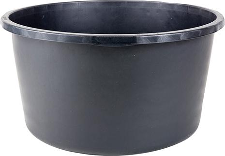 Mörtelkübel 90L schwarz rund, L-Skala Produktbild img1 L