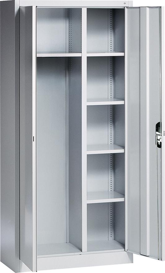 Flügeltürenschrank, 4 Fachböden, 1 Hutboden, 1 Kleiderstange Produktbild img1 L