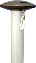 Aluminium-Fahnenmast zyl.zweiteilig D60 mm HüB 5,5 m, OH Alu-Bodenhülse Produktbild img1 L