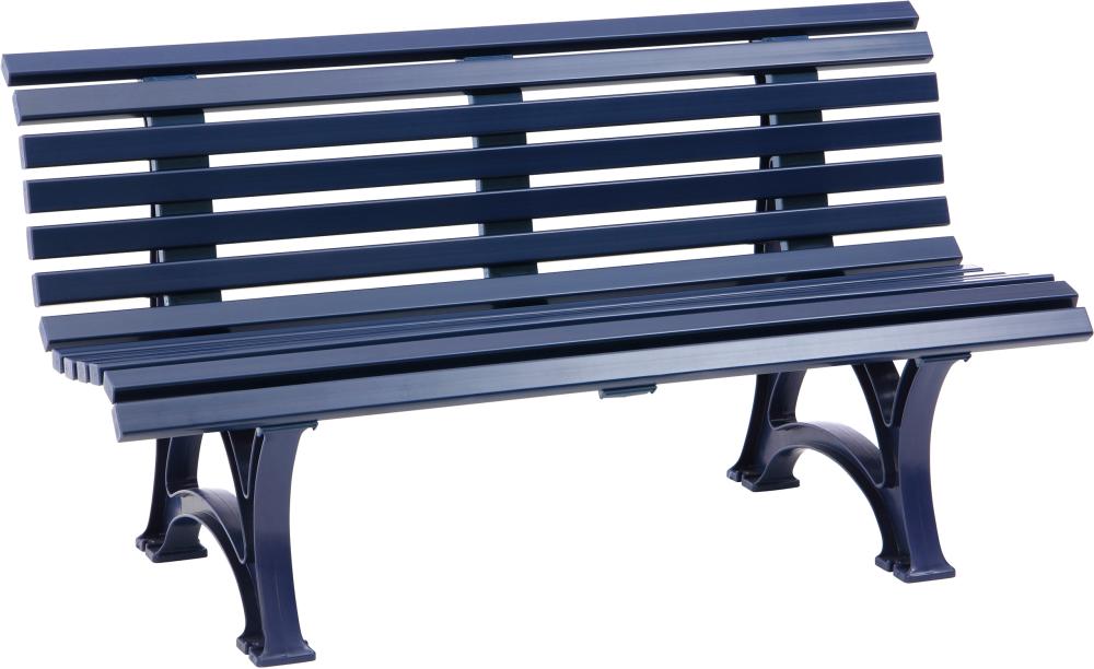 Gartenbank HELGOLAND 3-Sitzer Länge 1500 mm blau Blome Produktbild img1 L