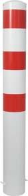 Rammschutzpoller rot/weißH1500xD152 mm ortsfest zum Einbetonieren Schake Produktbild img1 L