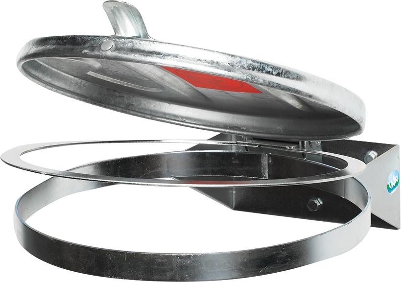 Abfallsammler verzinkt Metall-Deckel VAR Produktbild img1 L