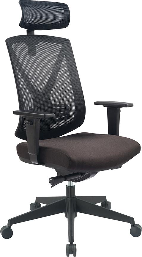 Bürodrehstuhl NET mit Kopfstütze Netzrücken Produktbild img1 L